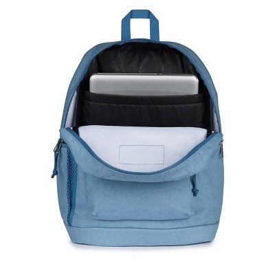 JanSport Cross Town Plus Remix 17" Backpack - Light Blue: High School Abstract Bookbag