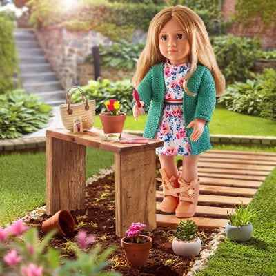 Our Generation 18" Gardening Doll - Sage