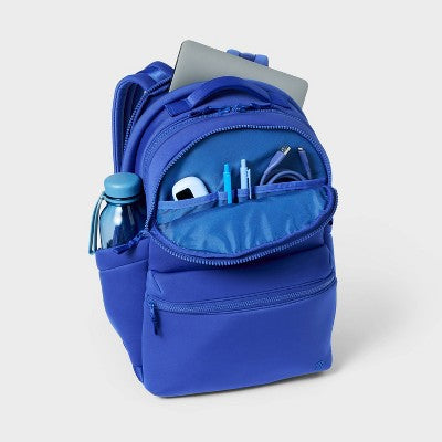 Faux Neoprene 17" Backpack - All In Motion Blue