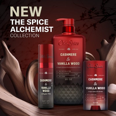 Old Spice x The Spice Alchemist Collection Men's Crafted for Compliments Cologne Mist - Cashmere and Vanilla Wood - 3.8 fl oz