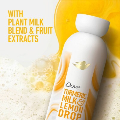 Dove Beauty Plant Milk Cleansing Body Wash - Turmeric & Lemon - 17.5 fl oz: Moisturizing, Paraben-Free, Sulfate-Free, Vegan