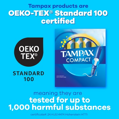 Tampax Compact Periods Tampon - Regular/Super/Super Plus - 30ct