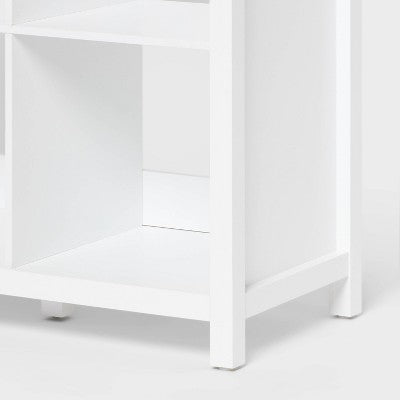33.62'' Tall 13" 6-Cube Horizontal Shaker Style Storage Cubbies White - Brightroom (LOCAL PICKUP ONLY)
