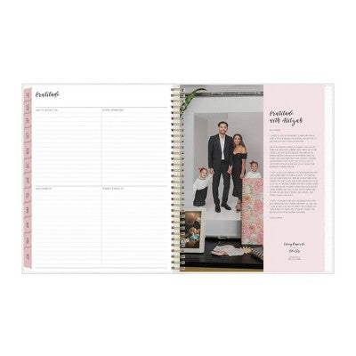 Ivory Paper Co. 2024-25 Weekly/Monthly Planner 11"x8.5" Wirebound Frosted Charley: Adult Stationery, July-June Calendar