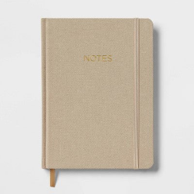 6"x8" Taupe Notes Journal - up&up
