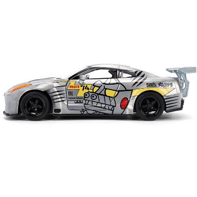2009 Nissan GT-R (R35) Ben Sopra Brushed Metal "Godzilla" 1/24