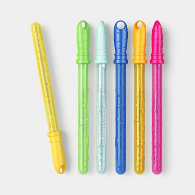 6pk 4oz Bubble Wands Bubble Toy - Sun Squad