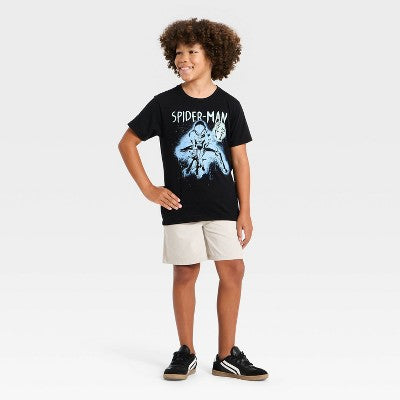 Boys' Marvel Spider-Man Graphic T-Shirt - Black S