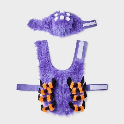 Spider Costume Dog and Cat Full Body Costumes - Boots & Barkley Purple S