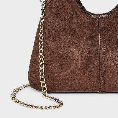 Mini Slouchy Chain Handbag - Universal Thread Brown