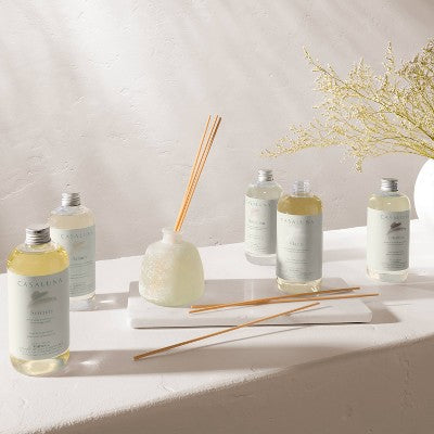 350ml Balance Reed Diffuser Refills - Casaluna: Bamboo & Lotus Aromatherapy, No Battery Required