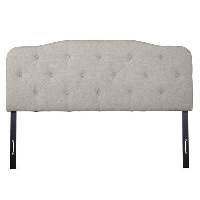 Home Design Queen Angela Headboard Warm Gray (LOCAL PICKUP ONLY)