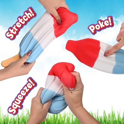 Sunny Days Squeeezy Americana Rocket Pop Fidget Toy
