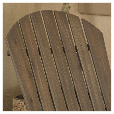 Hayle Reclining Wood Adirondack Chair with Footrest: Weather-Resistant Patio Furniture - Christopher Knight Home (LOCAL PICKUP ONLY)