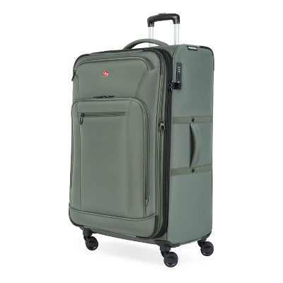 SWISSGEAR Zurich Softside Large Checked Spinner Suitcase - Green (LOCAL PICKUP ONLY)