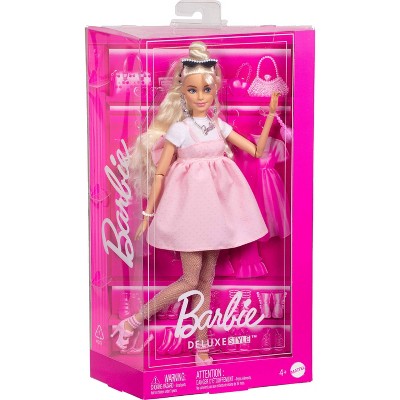 Barbie Deluxe Style 12" Doll #3 in Pastel Pink Barbiecore Dress