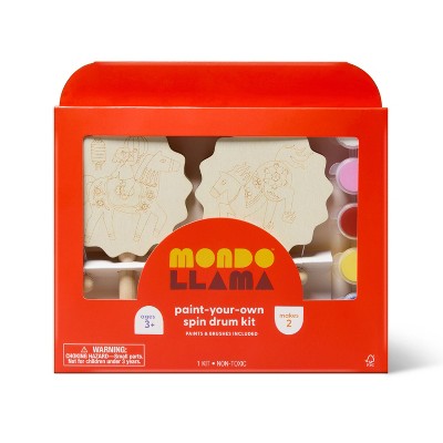 2ct Lunar New Year Craft Spin Drum Painting Activity Kit - Mondo Llama