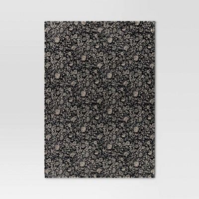 Oversized Printed Floral Primalush Throw Lack/Neutral - Threshold