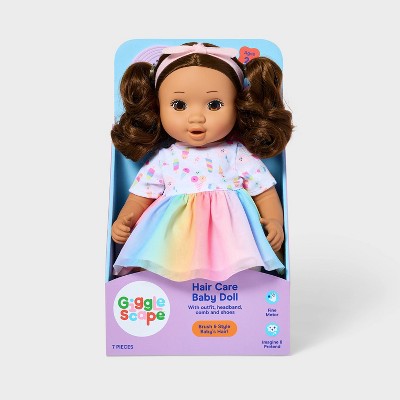 14" Toddler Baby Doll - Brown Hair/Eyes - Gigglescape