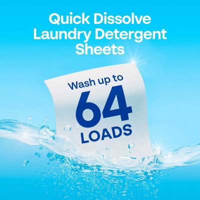 Earth Breeze Fresh Scent Eco Laundry Detergent Sheets 64 Loads