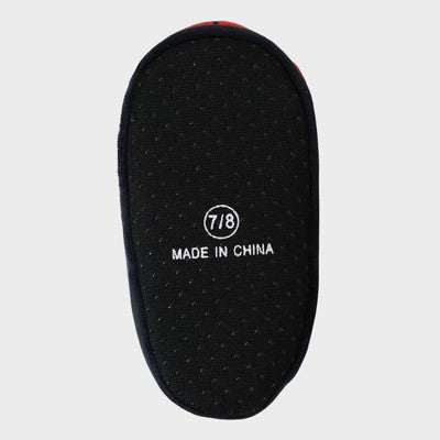 Toddler Boys' Spider-Man 3D Plush Microsuede Slippers - Red 11T-12T