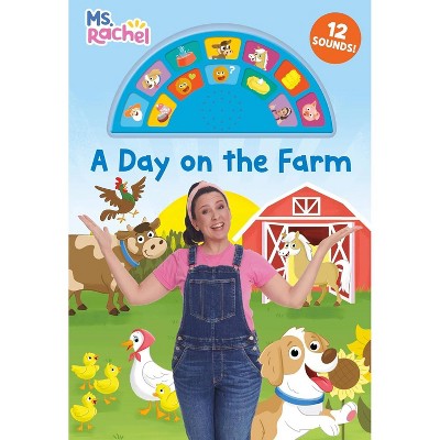 A Day on the Farm - by Ms. Rachel (Paperback)