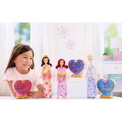 Disney Princess Jewel Reveal Cinderella Fashion Doll with 8 Surprises