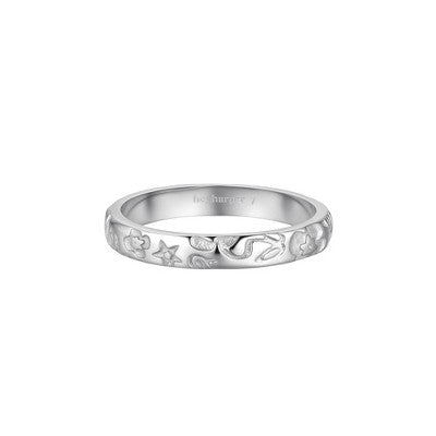 Hey Harper Aurie Ring Set - Silver Size 8