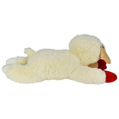 Multipet 18" Lamb Chop Interactive Plush Dog Toy: Squeaks, All Ages, Occupy and Cuddle