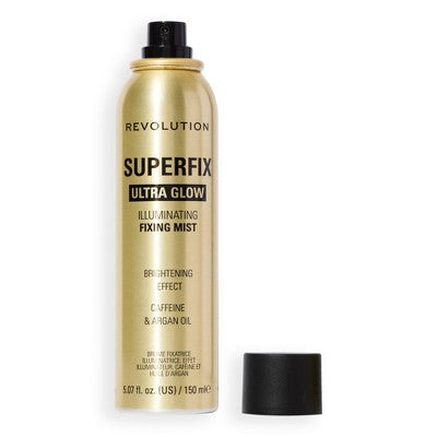 Makeup Revolution Superfix Glow Fixing Mist - 5.07oz: Vegan, Liquid, For All Skin Types