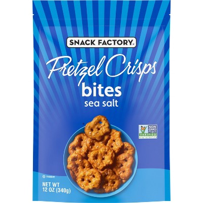 Snack Factory Pretzel Crisps Sea Salt - 12oz
