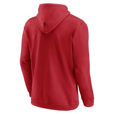 MLB Philadelphia Phillies Men's Hooded Sweatshirt - XXL: Cotton-Polyester Blend, Pullover