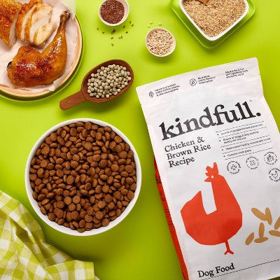 Chicken and Brown Rice Recipe Dry Dog Food - 13lbs - Kindfull