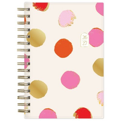 Rhi James for Blue Sky Daily/Monthly Planner 15 Month Wirebound 5"x8"" Printed - Cream Dot