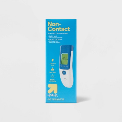 Temple Non-Contact IR Thermometer - up&up: Forehead, Battery Level Display, Sound Indicator, Battery Powered