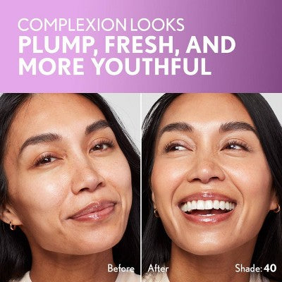 COVERGIRL Simply Ageless Skin Perfector Essence Vegan Foundation - 40 Medium - 1 fl oz