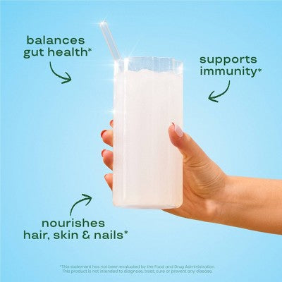 BLOOM NUTRITION Colostrum & Collagen Peptides Powder Stick Packs - Unflavored - 0.99oz/7ct