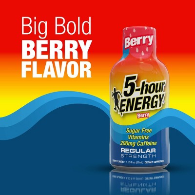 5 Hour Energy Shot Regular Strength - Berry - 1.93 fl oz/10pk