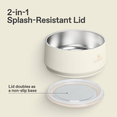 Stanley Stainless Steel All Day 3 Cup Pet Bowl - Cream