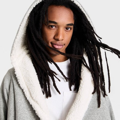 Hooded Throw Blanket Heathered Gray - The Hollister Collection at Target