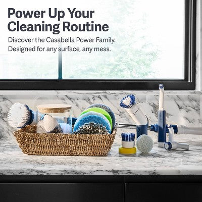 Casabella Power Spin Scrub and Shine Attachment Set - 6ct