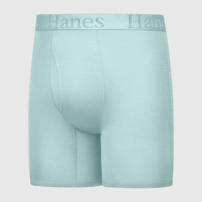 Hanes Boys' 5pk Super Soft Boxer Briefs - M