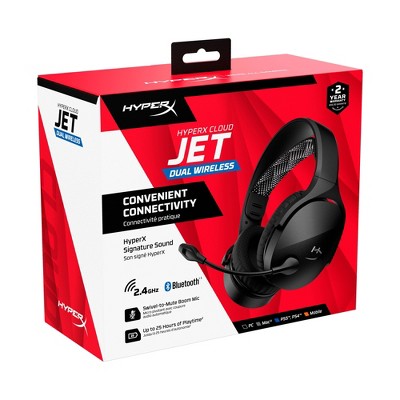 HyperX Cloud Jet Dual Wireless Gaming Headset - Black