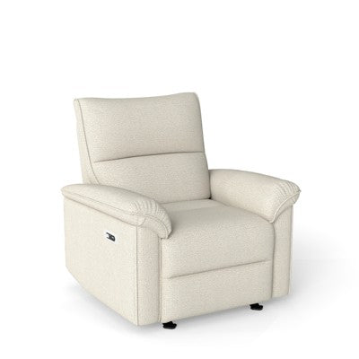 Wall Hugger Recliner Power Recliner Chair Nursery Single Sofa Accent Chair Leisure Lounge Chair, Beige Grey - ModernLuxe (LOCAL PICKUP ONLY)