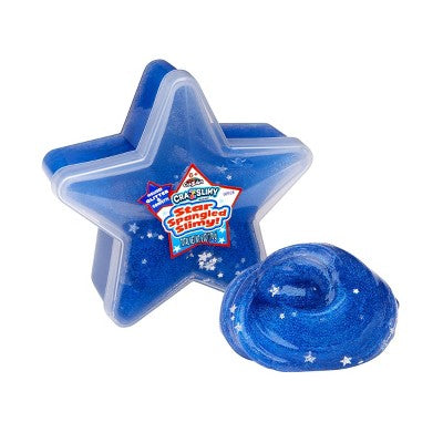 Cra-Z-Slimy Americana Star Spangled Slimy Container - Blue