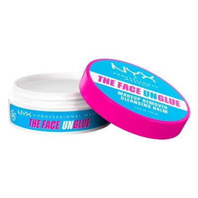 NYX Professional Makeup The Face Unglue Makeup Remover Cleansing Balm, Face Cleanser With Shea Butter & Jojoba Oil - 1.7 fl oz