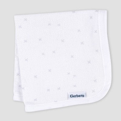 Gerber Baby 10pk Knit Washcloth - White