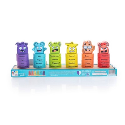 Open The Joy Emotions Stacking Rings