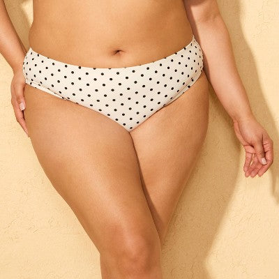 Women's Mid-Rise High Leg Cheeky Coverage Bikini Bottom 3X