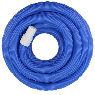 Pool Central Blow-Molded PE In-Ground Swimming Pool Vacuum Hose with Swivel Cuff 50' x 1.5" - Blue (LOCAL PICKUP ONLY)